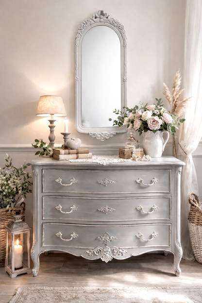 Specchio Rettangolare Con Decori