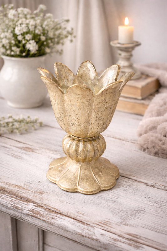 Porta Tealight A Fiore