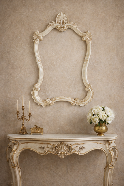 Cornice Grande Con Punta Conchiglia