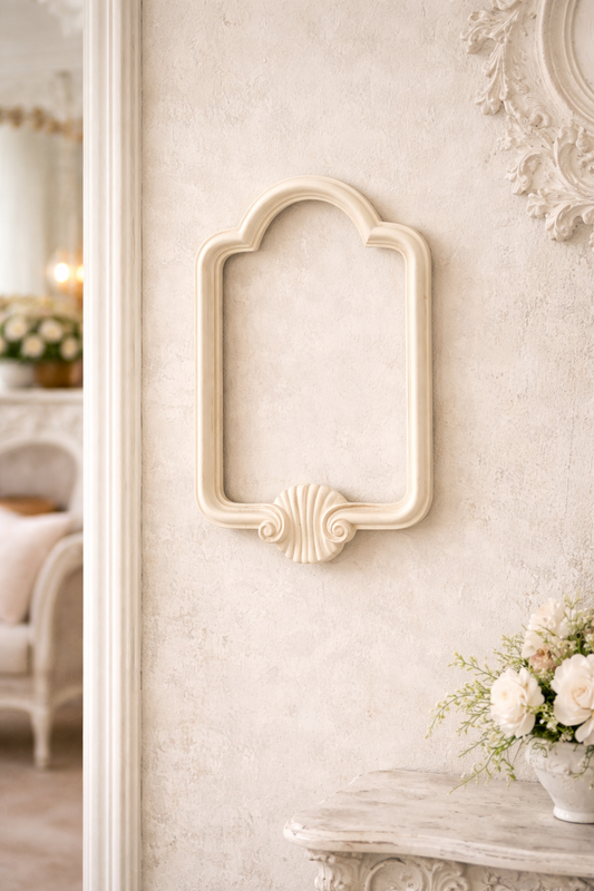 Cornice Con Punta A Conchiglia Bassa