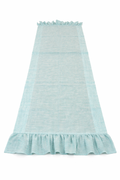Runner Con Rouches Azzurro