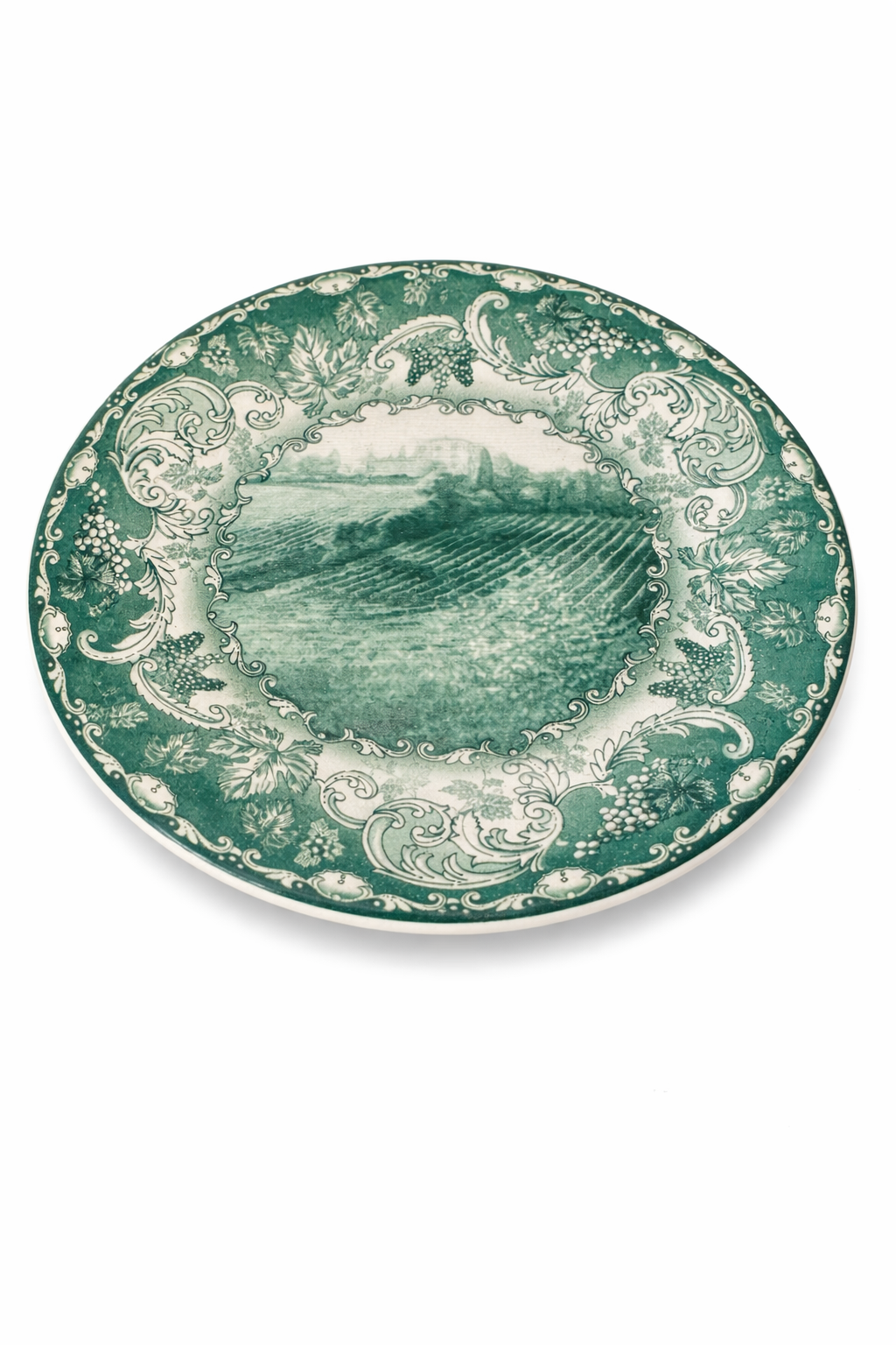 Piatti Paesaggi Italia Verde Decorato