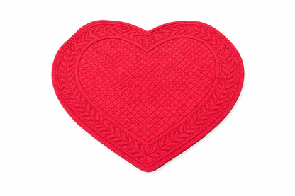Tovaglietta Americana A Cuore Rossa