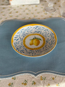 Piatto  Piano ,Fondo, Dolce/Frutta Decoro Limoni