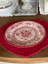 Carica l&#39;immagine nel visualizzatore di Gallery, Piatto Da Portata Old England Rosa Con Decorazione Floreale
