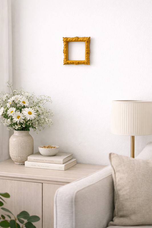 Cornice Quadrata Decori Arancio