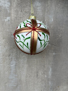 Sfera Con Fiocco E Decoro