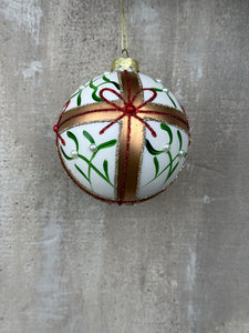 Sfera Con Fiocco E Decoro