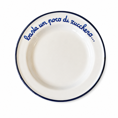 Piattino “Basta un poco di zucchero”
