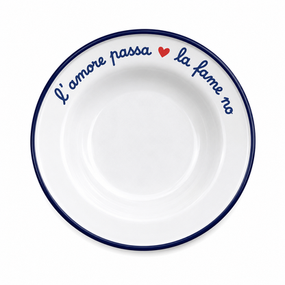 Piatto “L’Amore Passa, La Fame No”
