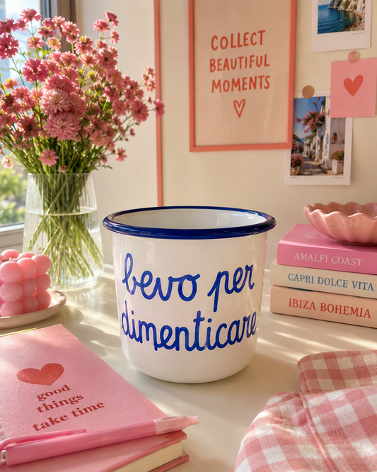 Tazza “Bevo per dimenticare”