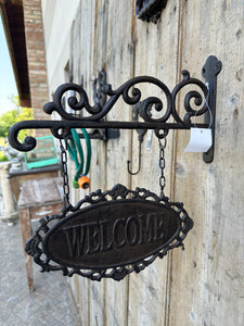 Insegna  "Welcome"