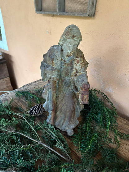 Set Presepe Anticato 9 Pezzi