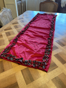 Runner Royal Velvet Con Tartan
