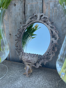 Specchio Decorato Con Portacandela