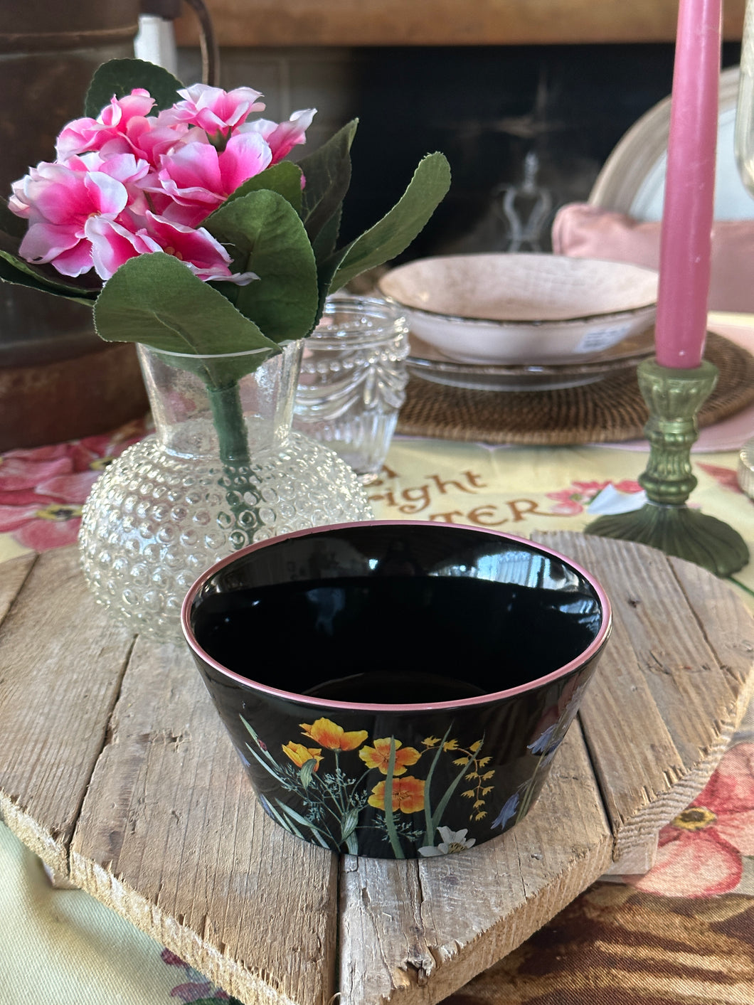 Scodella Con Decoro Floreale