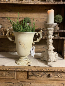 Vaso Alto Decorato Con Manici