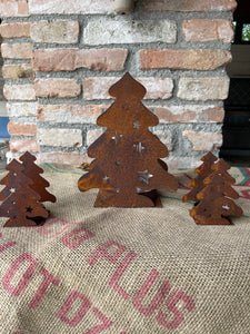 Alberi Di Natale Con Stelle Doppio Portacandela
