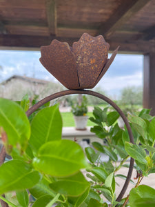 Decorazione Con Anello E Rosa