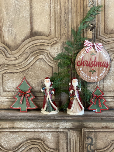 Servizio Piatti Albero Di Natale Con Orsetto – Shabby Barn