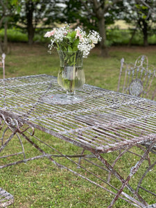 Tavolo Ferro Rettangolare Da Giardino