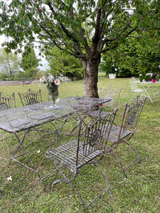 Tavolo Ferro Rettangolare Da Giardino