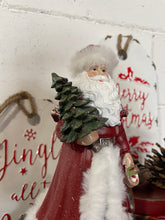 Carica l&#39;immagine nel visualizzatore di Gallery, Decoro Babbo Natale Con Albero Di Natale
