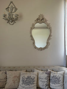 Specchio Verticale  Decorato Con Punta