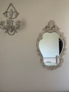 Specchio Verticale  Decorato Con Punta
