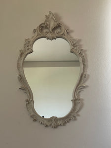 Specchio Verticale  Decorato Con Punta
