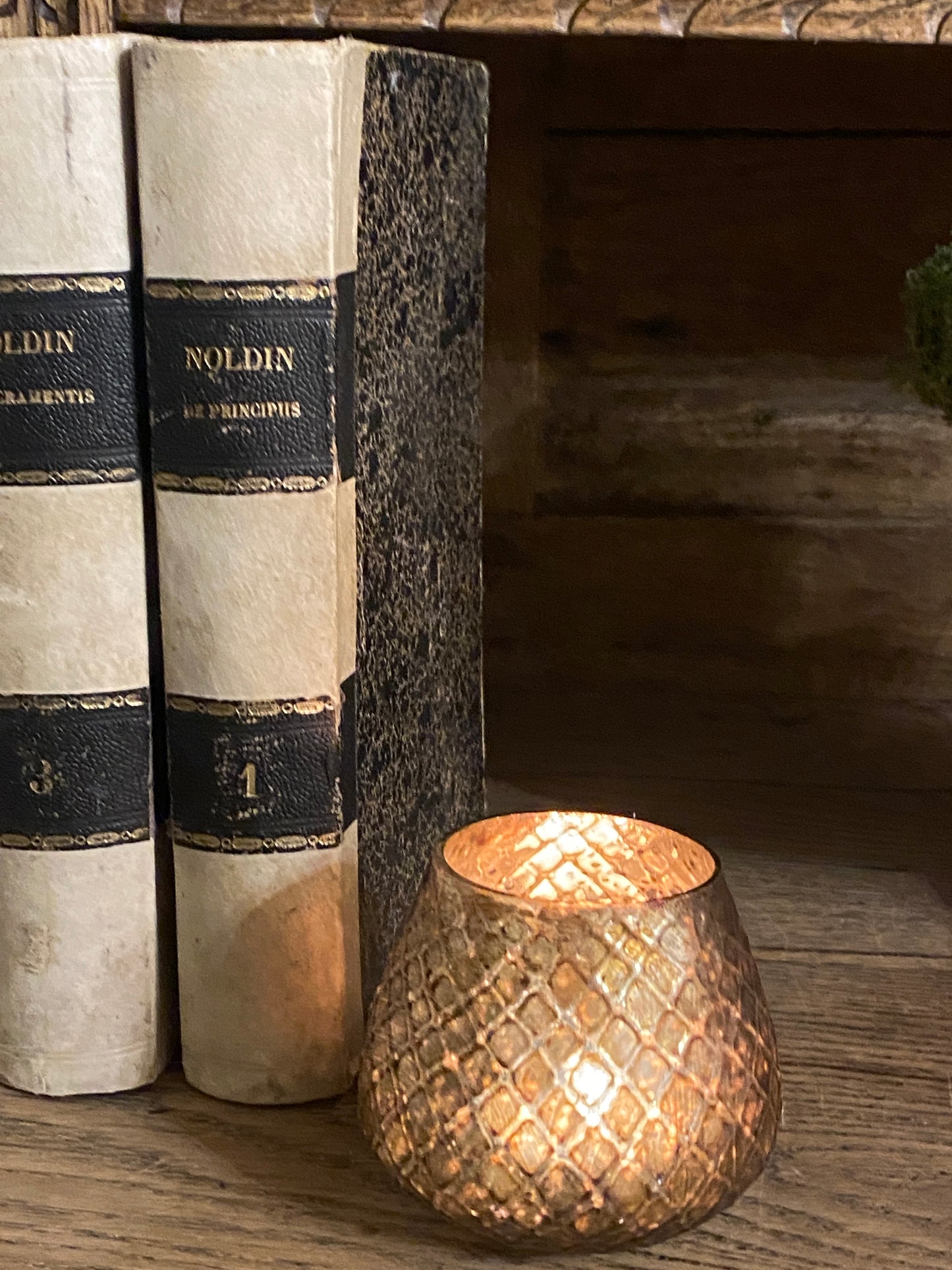 Bicchiere Porta Tealight Champagne