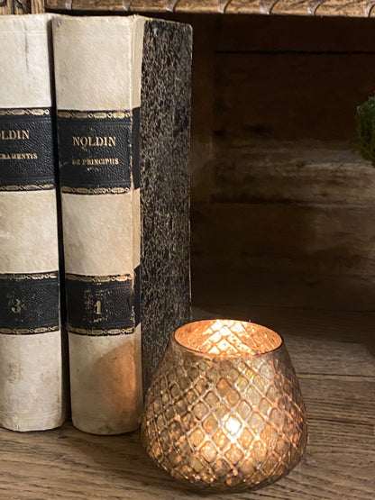 Bicchiere Porta Tealight Champagne