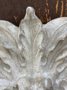 Applique In Legno Con Foglia Grande