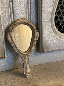 Specchio Ovale Con Manico Piccolo