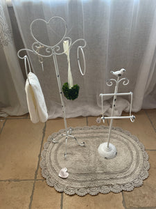 Tappeto Bagno Con Crochet Ovale