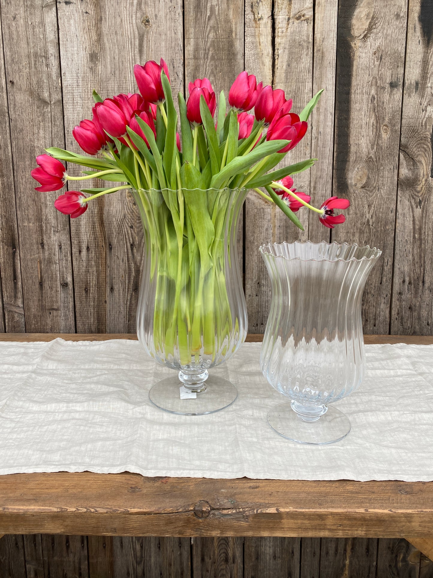 Vaso Fiori Con Piede