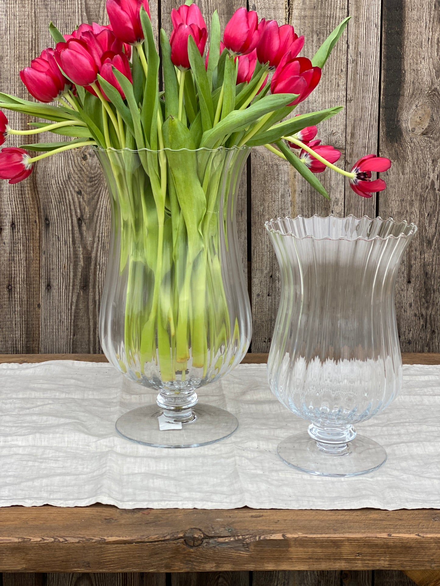 Vaso Fiori Con Piede