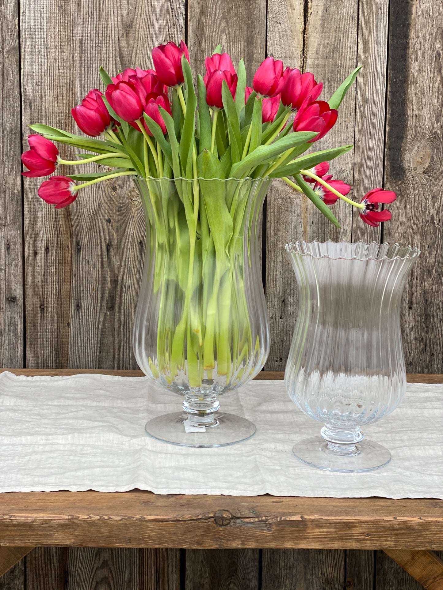 Vaso Fiori Con Piede