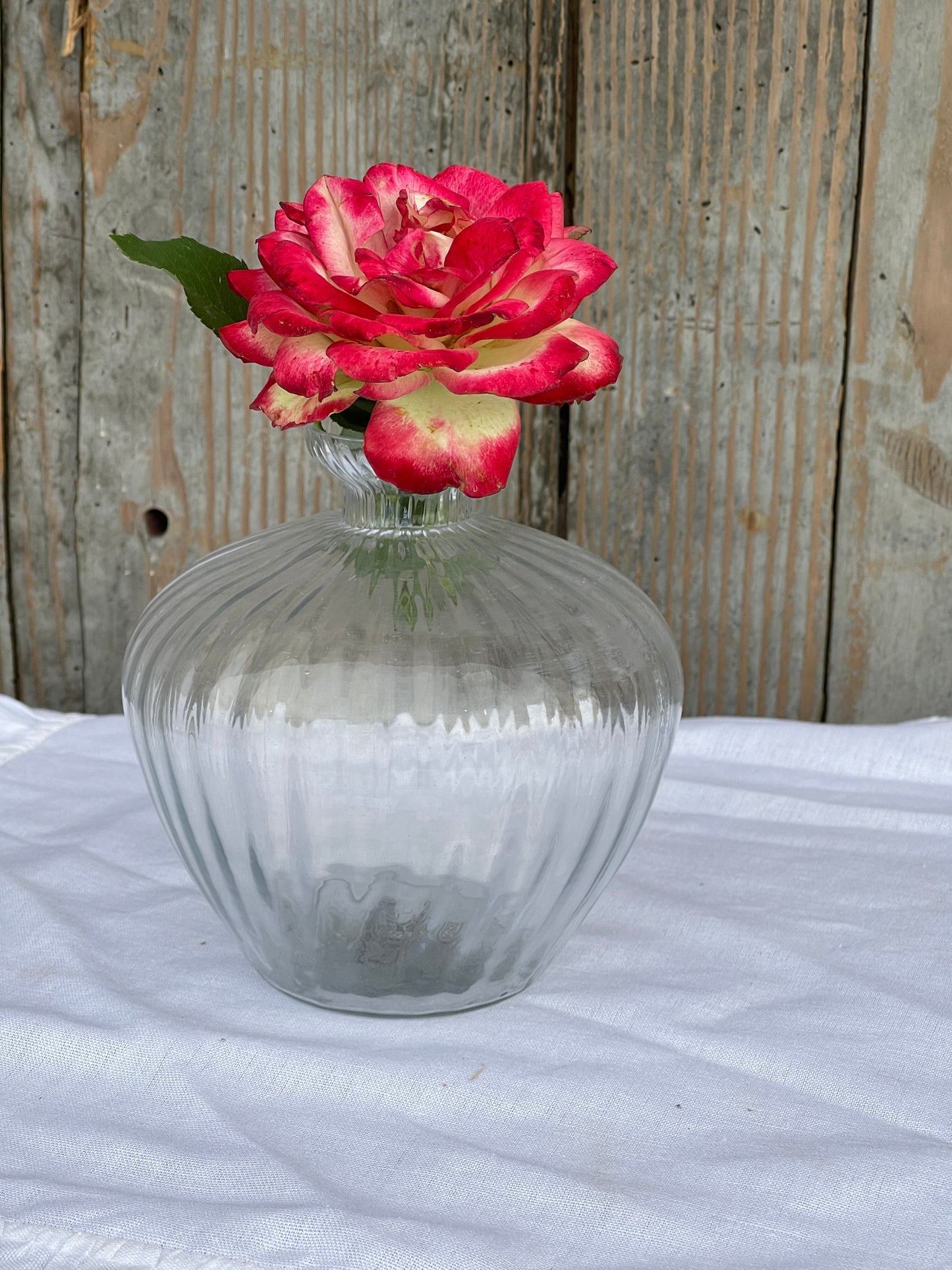 Vaso Decorato  In Vetro