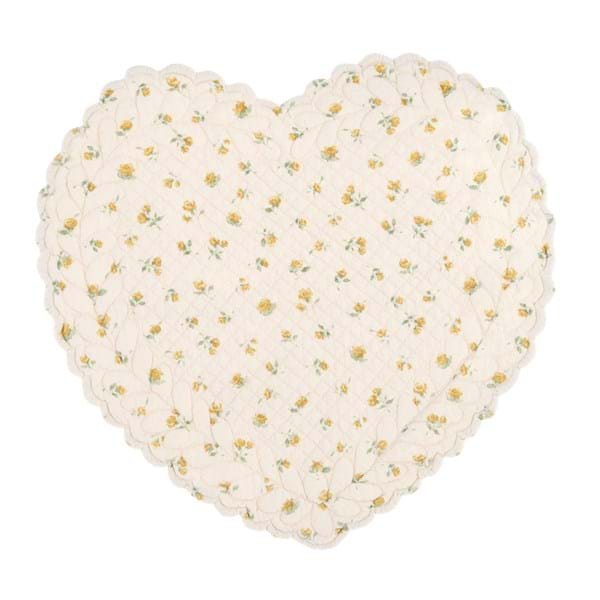 Tovaglietta Americana Boutis A Cuore Con Fiorellini