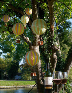 Mongolfiera Stile Vintage Piccola