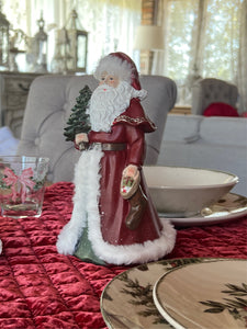 Decoro Babbo Natale Con Albero Di Natale